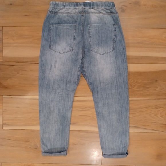 🌸 NWT Easel Denim Joggers - Picture 2 of 10